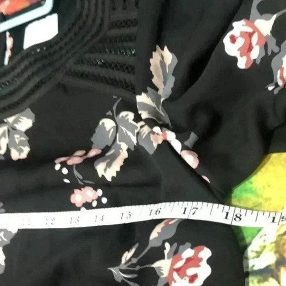 Isabel maternity dress/top XS‎ black with floral print - Picture 6 of 9